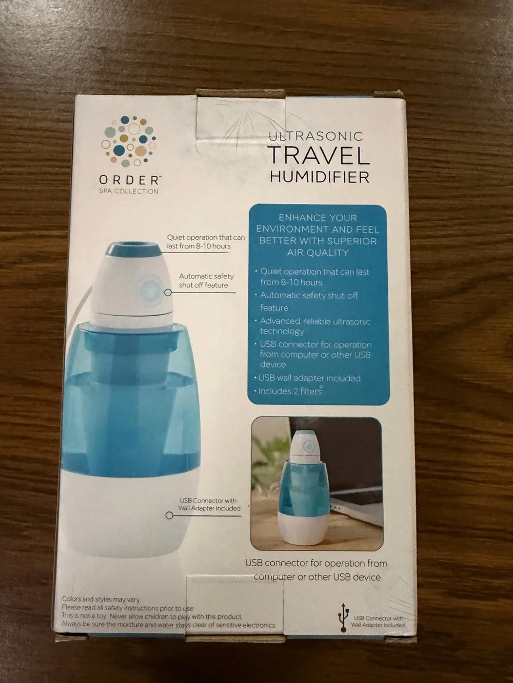 Ultrasonic Travel Humidifier NWT